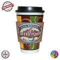 Premium Full Color Dye Sublimation Collapsible Foam Coffee Wrap Insulator
